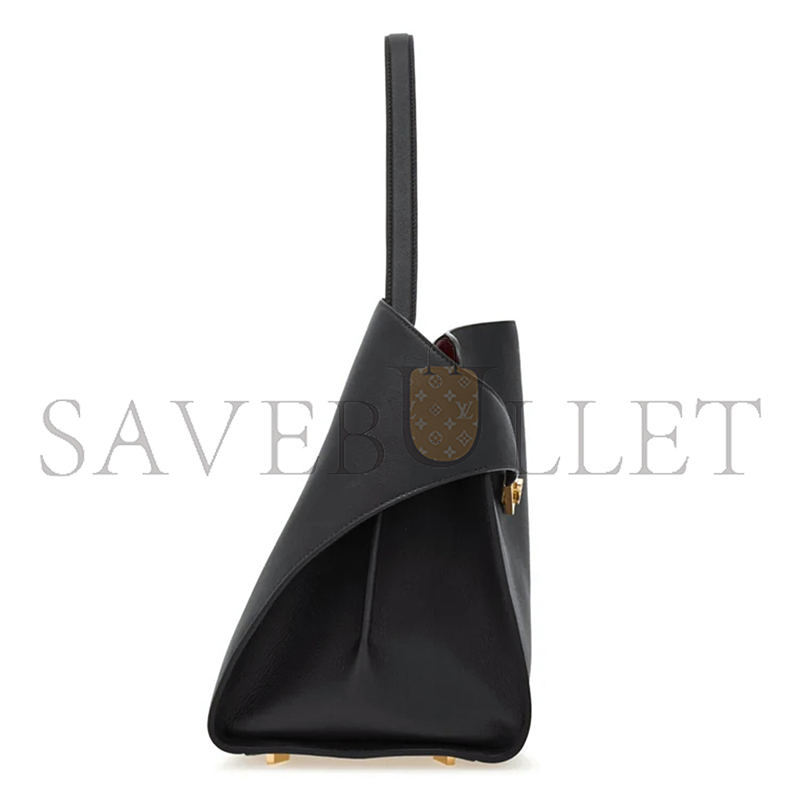 FERRAGAMO LARGE GANCINI LEATHER TOTE BAG 219725 (40*28*12 cm)